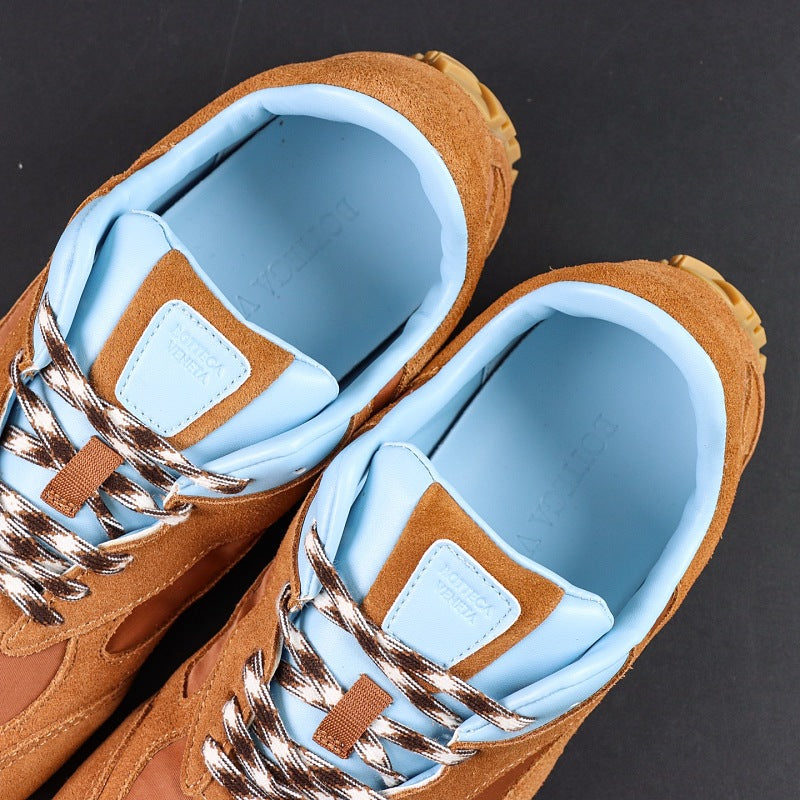 Bottega Veneta Speedster - Caramel/Light Blue