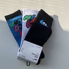 Nk Everyday Crew Socks Graphic Print Multipack