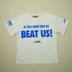 Hellstar Beat Us! T-Shirt White/Blue