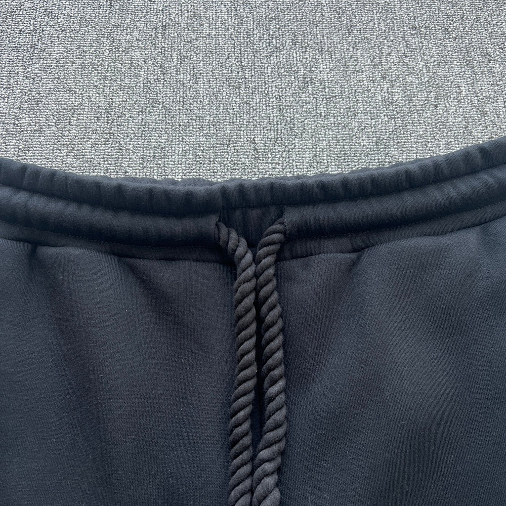 Hoodie Set Black Blue