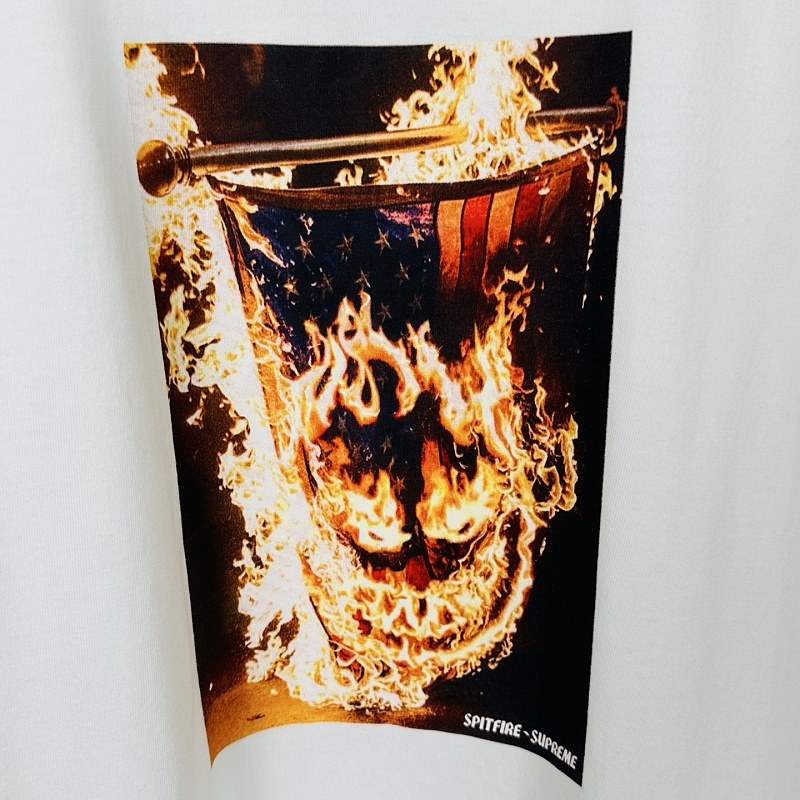 Supreme Spitfire Flaming Graphic T-Shirt