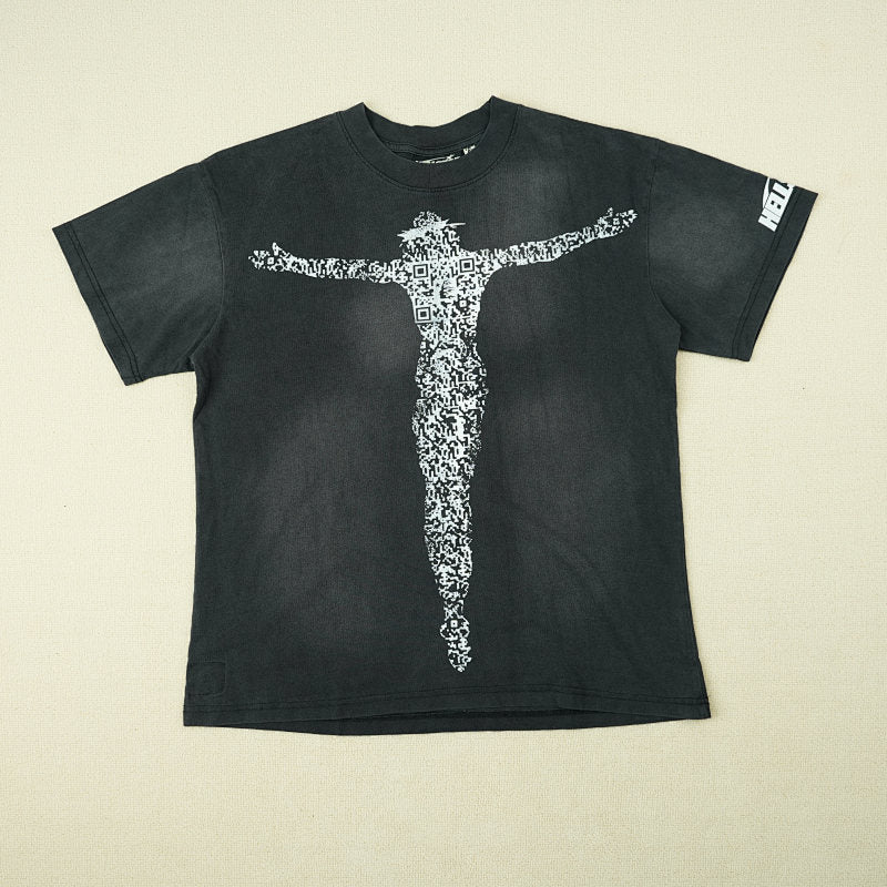 Hellstar Qr Christ Tee Black