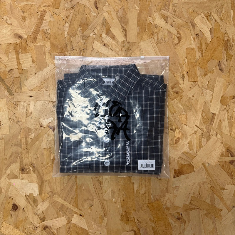 Mertra Plaid Shirt - Black