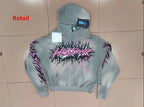 Hellstar Future Flame Hoodie Grey