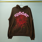 Sp5der Web Hoodie Brown