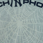 Sp5der Arach NY Phobia Hoodie Ash Grey
