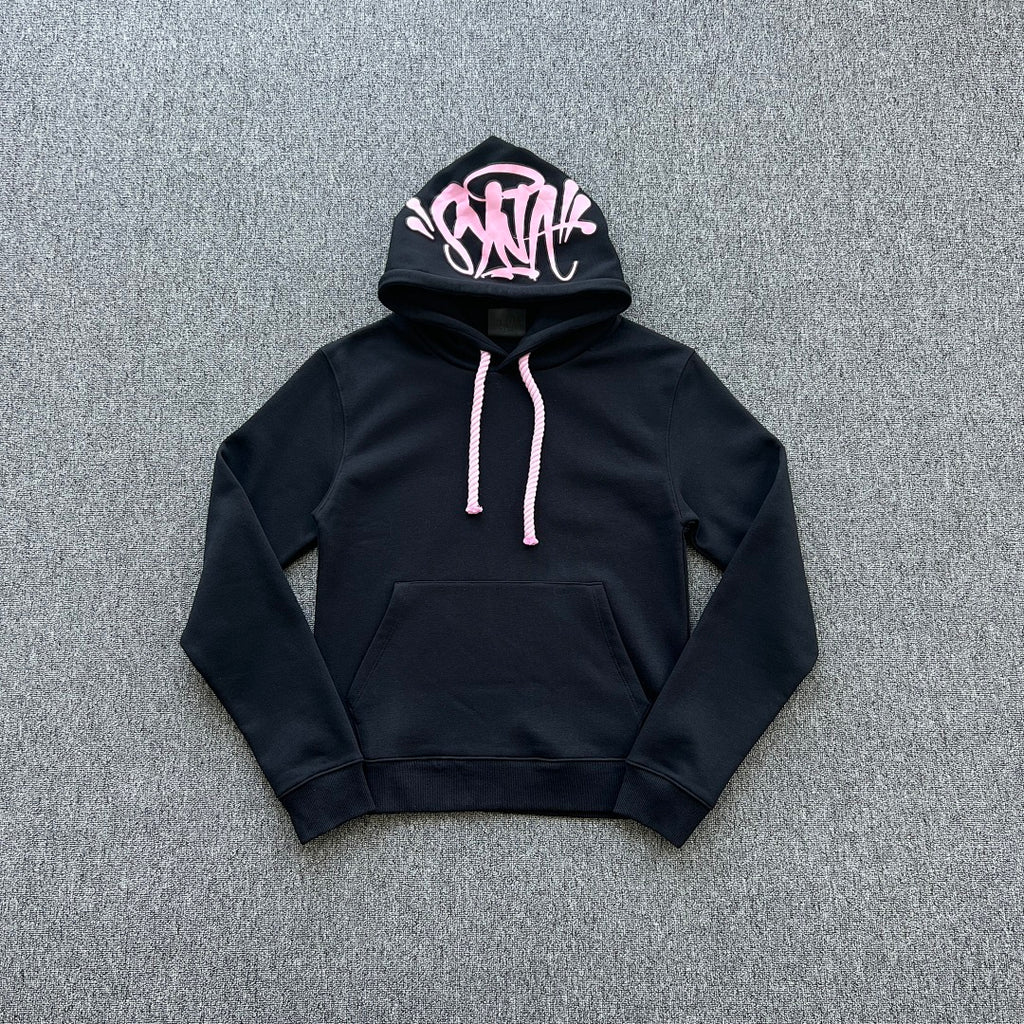 Hoodie Set Black Pink