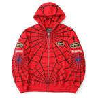 Supreme Vanson Spider Web Zip Hoodie