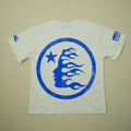 Hellstar Beat Us! T-Shirt White/Blue