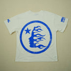 Hellstar Beat Us! T-Shirt White/Blue