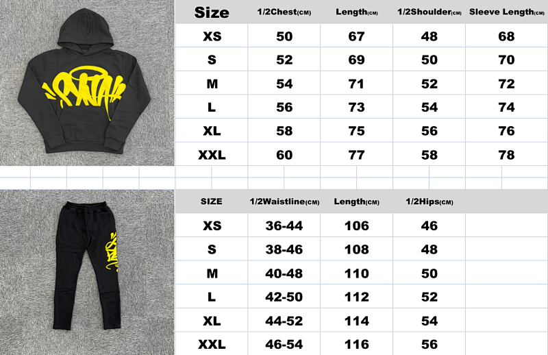 Syna-World Tracksuit - Black-Yellow