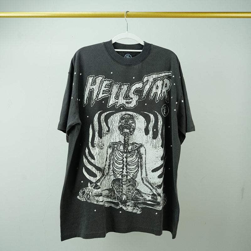 Hellstar Studios Inner Peace Short Sleeve Tee Shirt Black