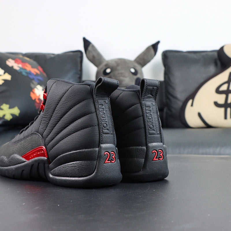 Air Jordan 12 Retro - Reverse Flu Game Black/Varsity Red