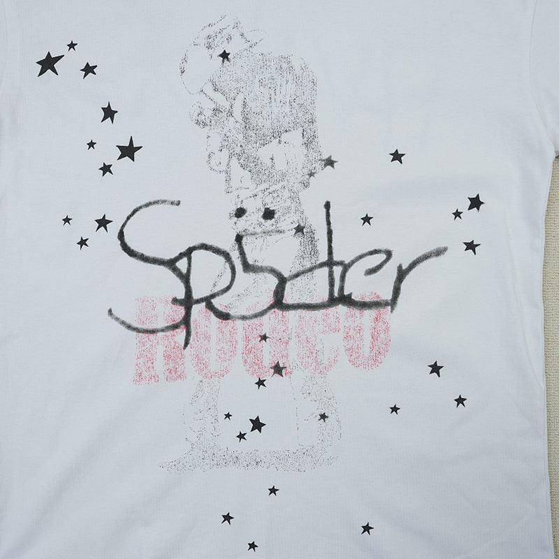 Travis Scott Cactus Jackx Sp5der Days Before Rodeo II Tee White