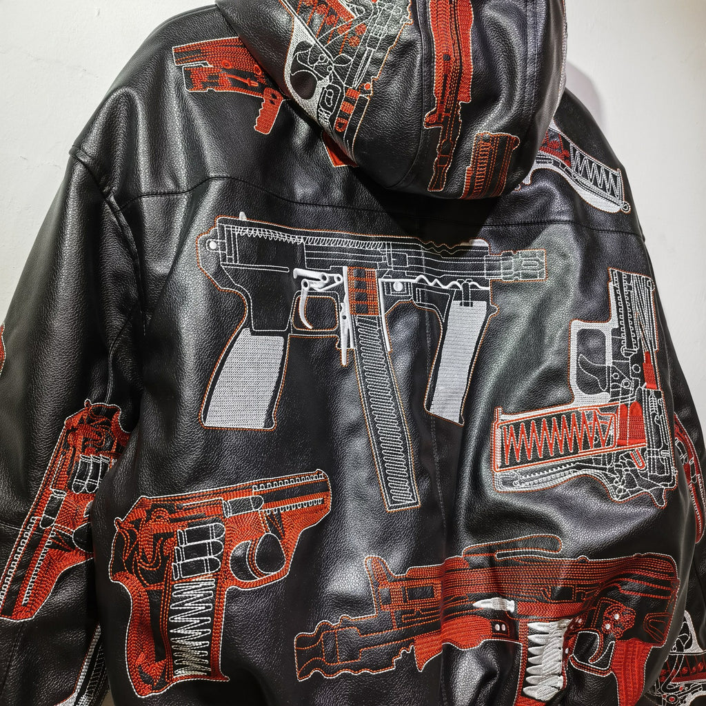 Supreme Diagram Print Hooded Jacket