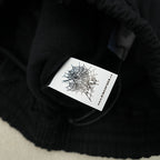 Sp5Der Og Logo Embroidered Sweatshort Black