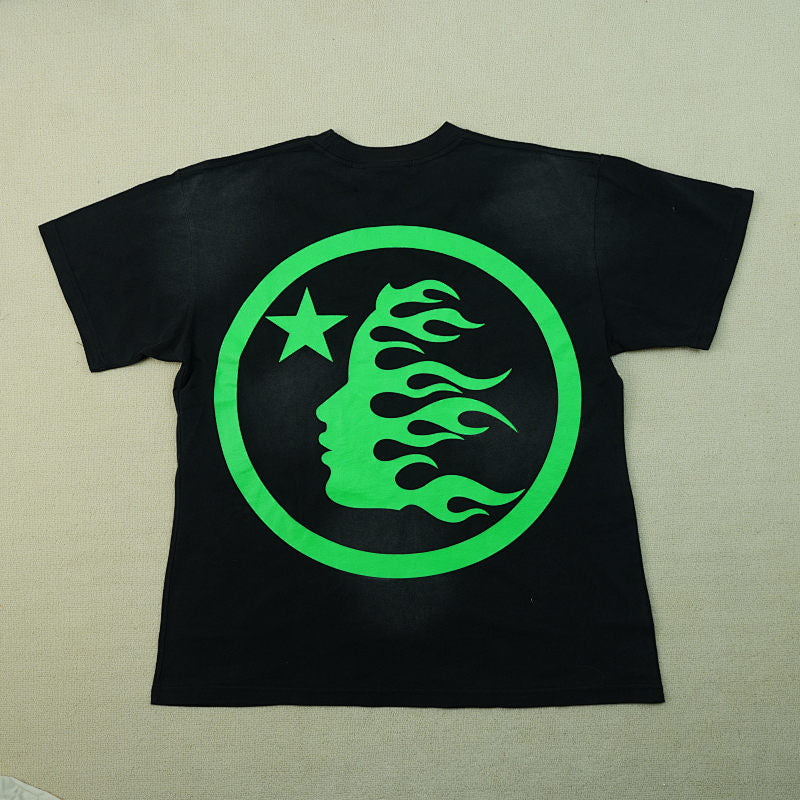 Hellstar Classic T-Shirt (Regular Print) Black/Green