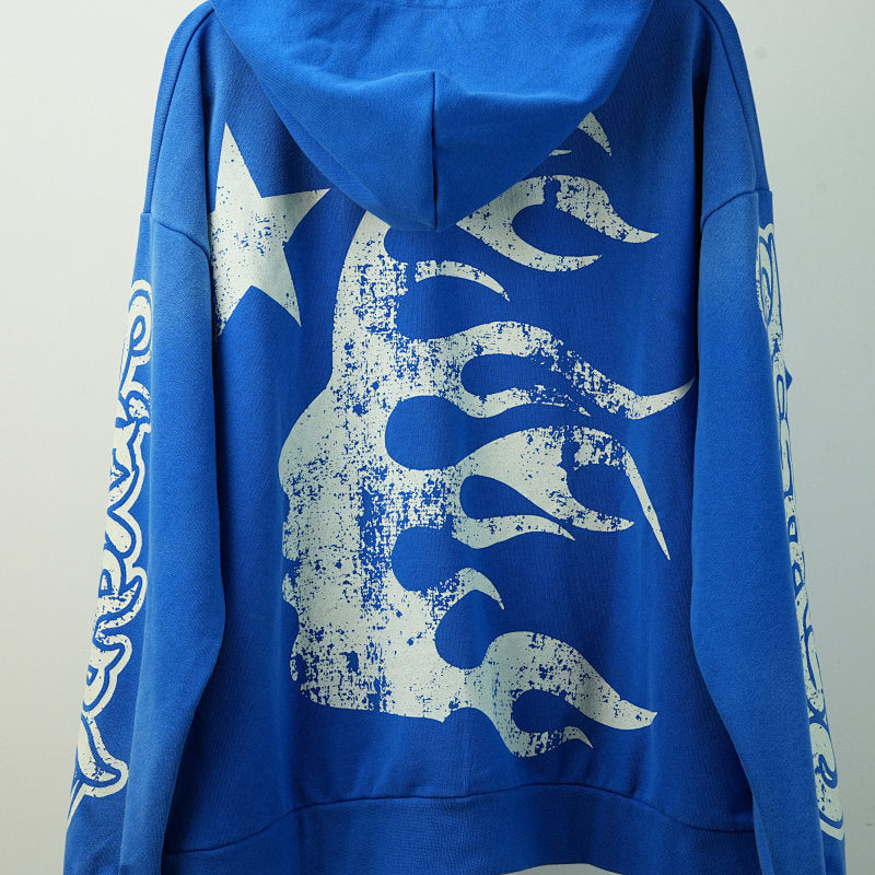 Hellstar Blue Yoga Hoodie