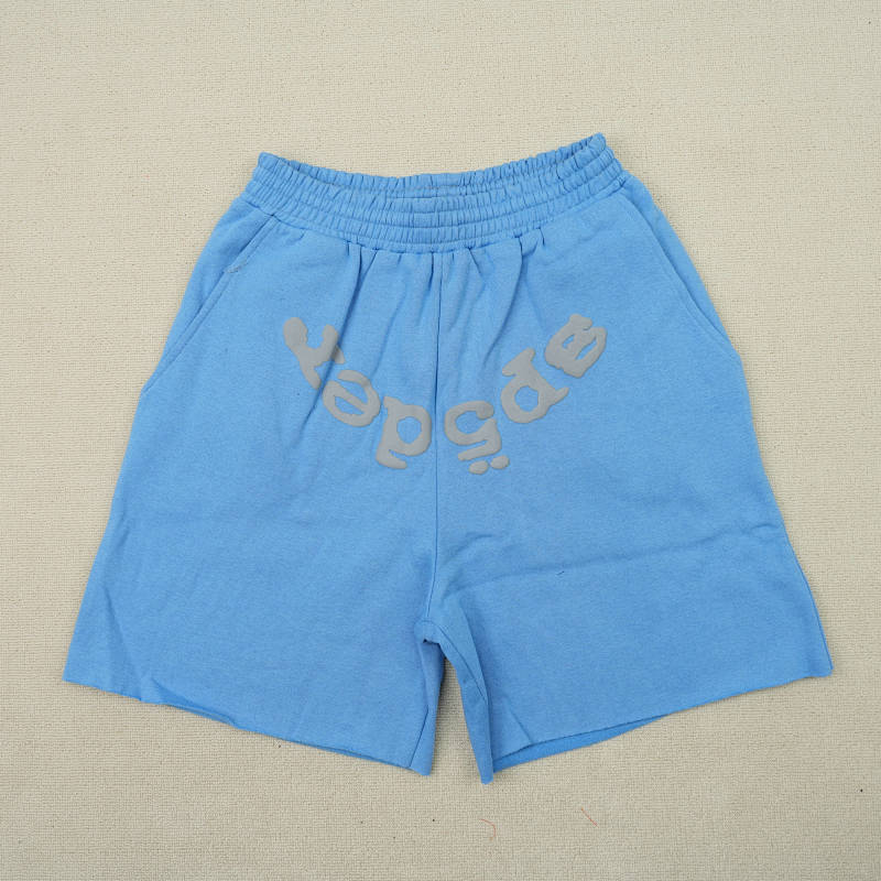 Sp5Der Og Web V2 Sweat Short Dusty Blue