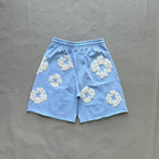 Denim Tears The Cotton Wreath Powder Sweatshorts