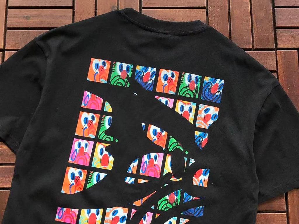 Black Grid Graphic Martine Rose T-Shirt