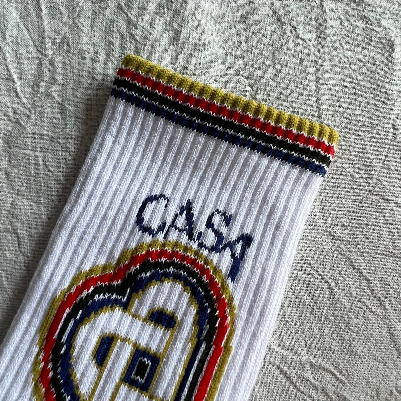 Premium Socks - White/Multicolor