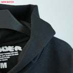 Sp5Der Rhinestone Logo Hoodie Black