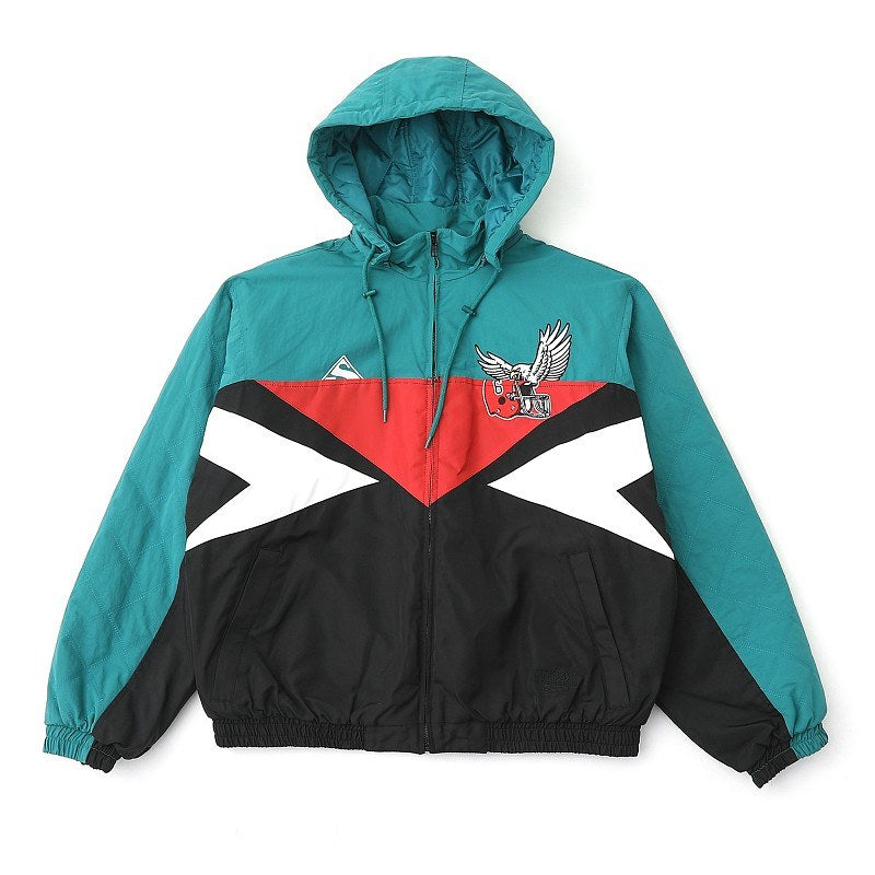 Supreme Football Graphic Colorblock Hooded Windbreaker