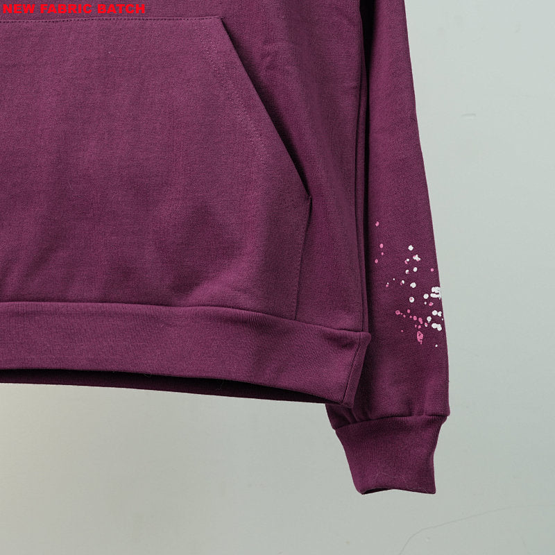 Sp5Der Nocturnal Highway Hoodie Dark Purple