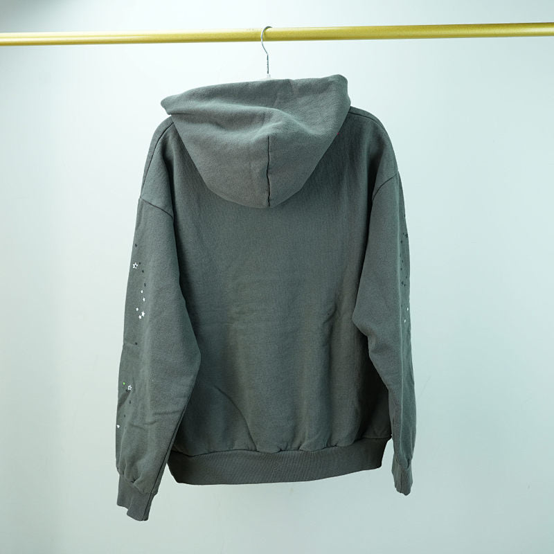 Sp5der Punk V2 Hoodie Slate Grey