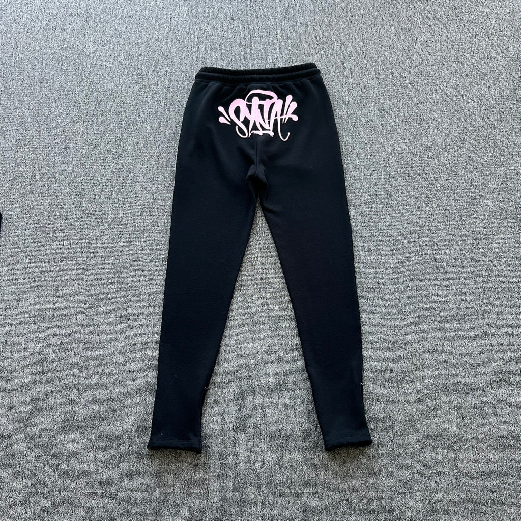 Hoodie Set Black Pink