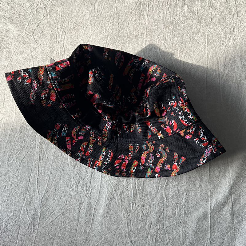 St Floral Print Bucket Hat
