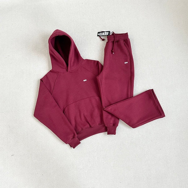 6PM Tracksuit Wine Red