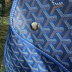Goyard Style Monogram Briefcase Handbag