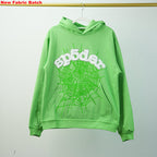 Sp5Der Web Hoodie Slime Green