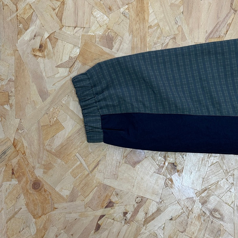 Mertra Asymmetrical Plaid - Dark Teal