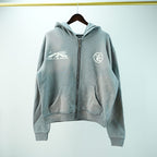 Hellstar Studios Zip Hoodie Gray