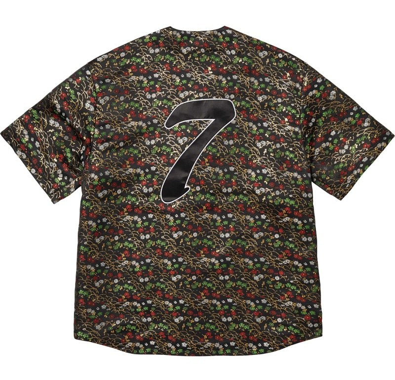 Supreme Floral Baseball Button-Up Shirt