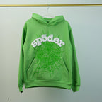 Sp5Der Web Hoodie Slime Green