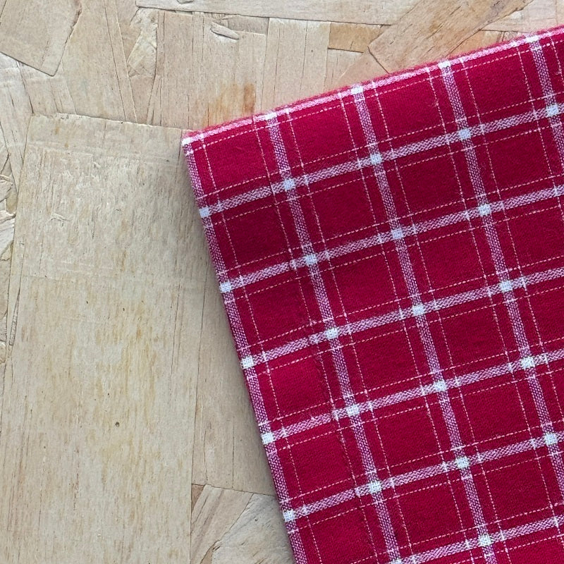 Mertra Plaid Shirt - Red