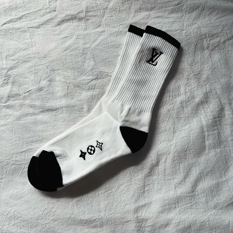 Premium Socks - White/Black