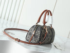 TORY BURCH Mini Satchel - Navy/Cognac