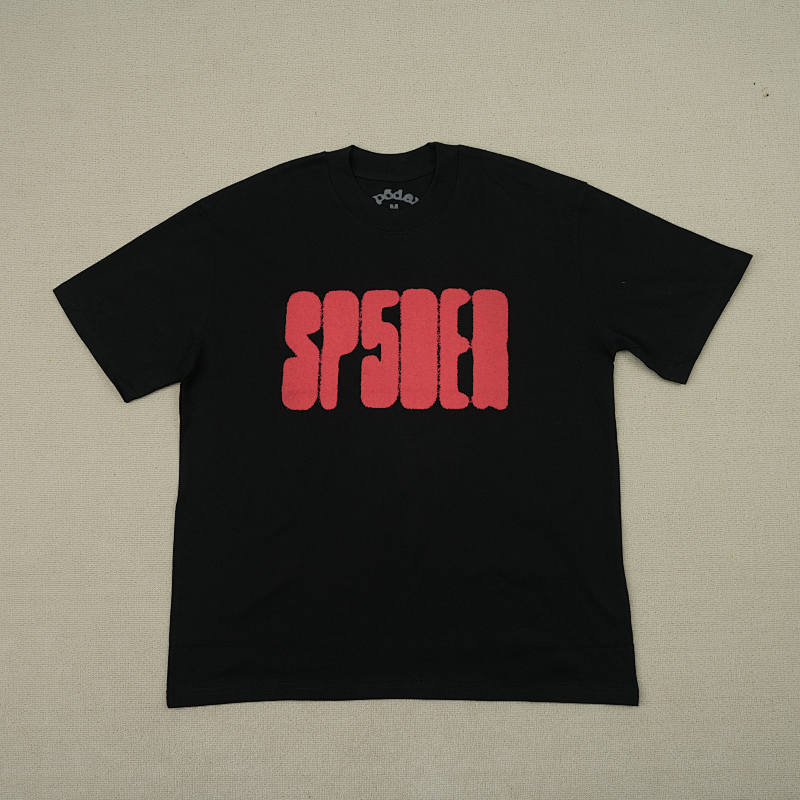 Sp5Der Focused Logo Tee Black