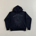 Sp5der Phantom Web Hoodie Black
