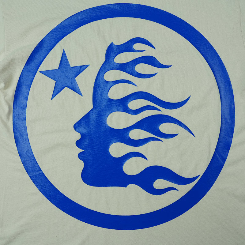Hellstar Gel Sport Logo T-Shirt White/Blue