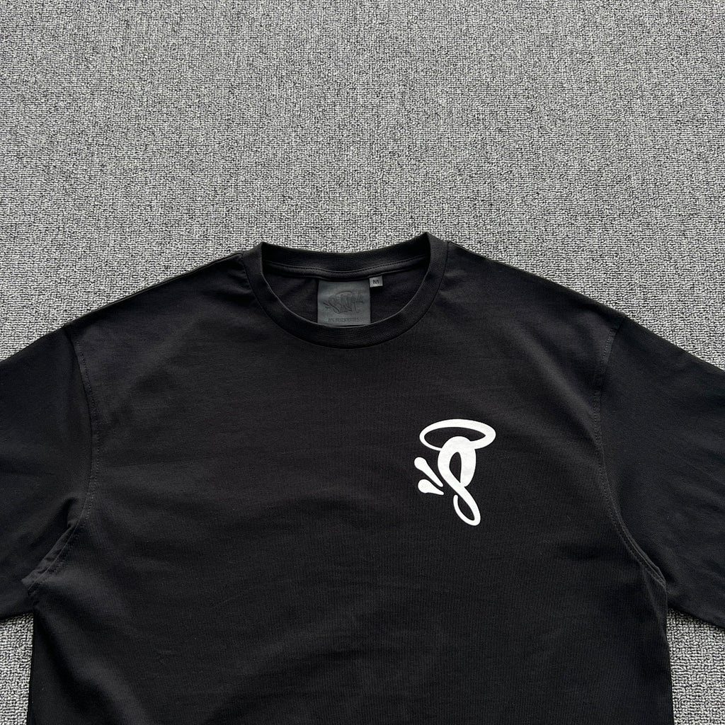 HALO Tee Black White