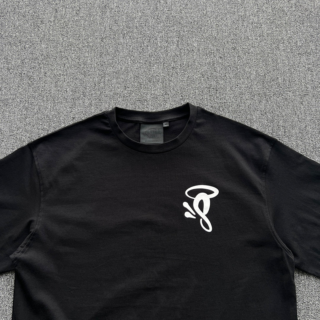 HALO Tee Black White