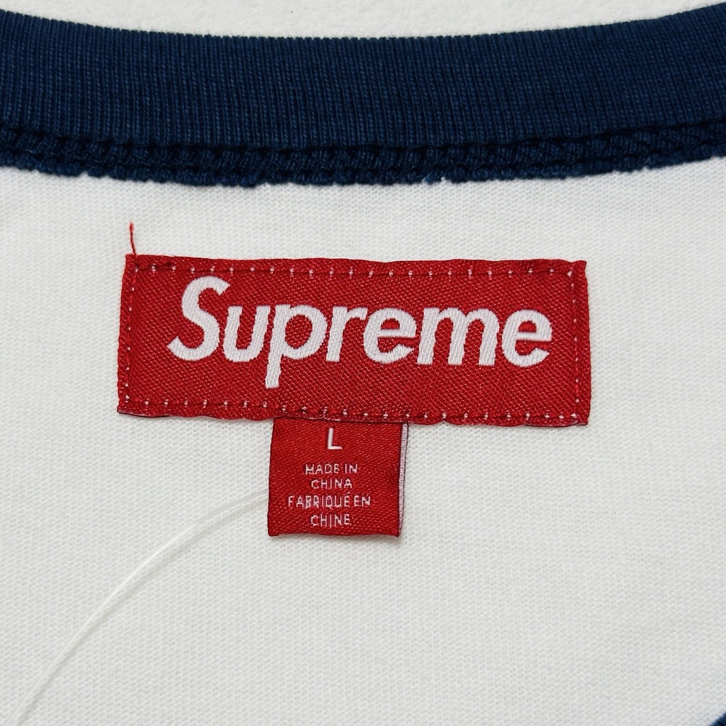 Supreme Multicolor Text Ringer T-Shirt