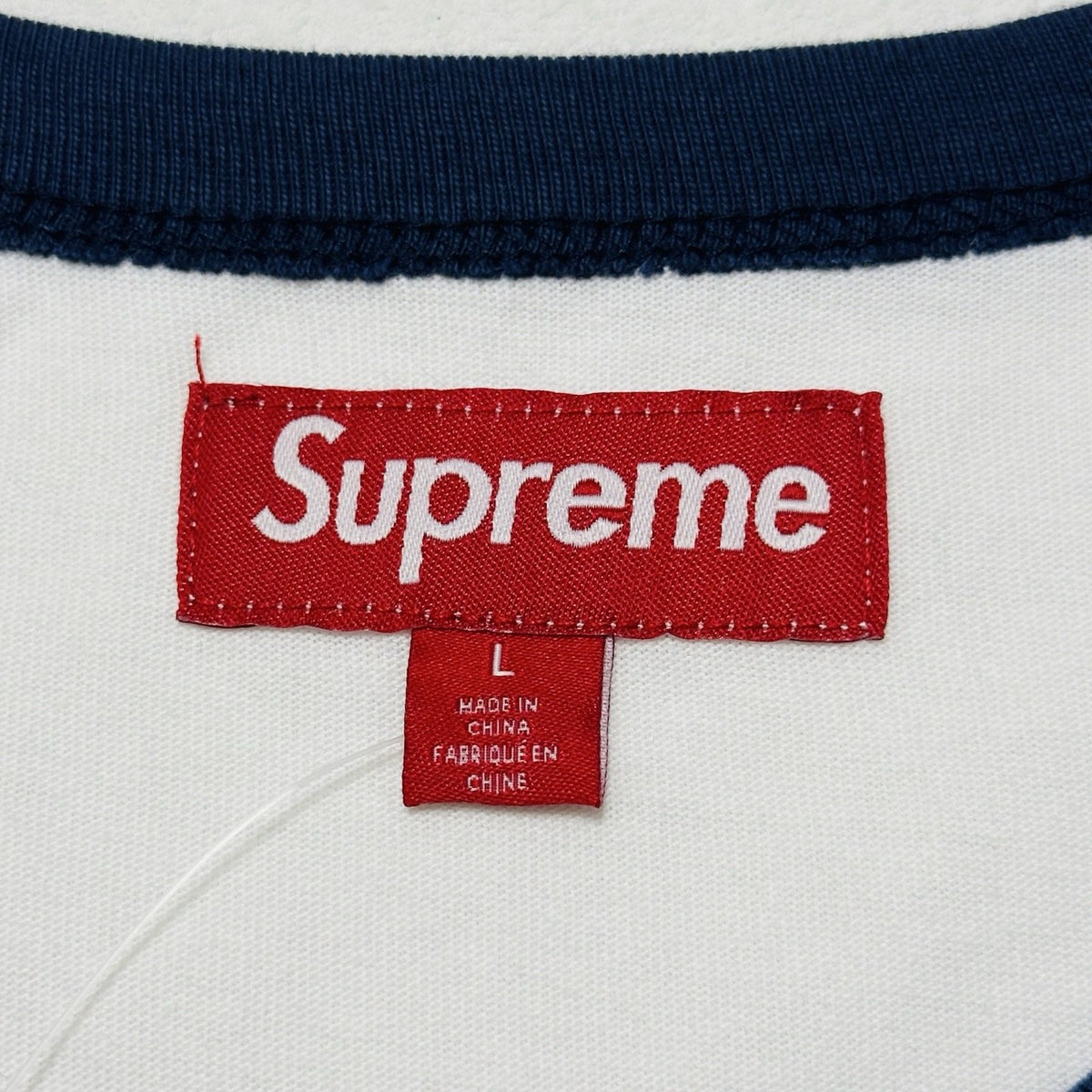 Supreme Multicolor Text Ringer T-Shirt