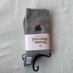 Patterned Crew Socks Collection Multiple Colors